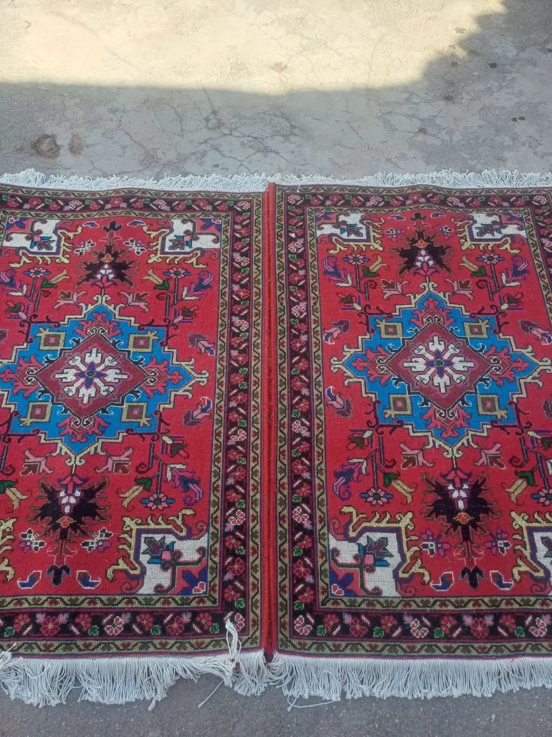 یک جفت زرنیم|فرش|تبریز, |دیوار