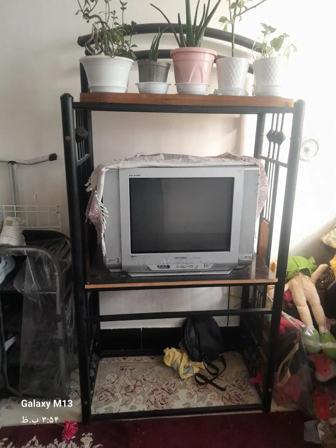 تلویزیون قدیمی سامسونگ وزیر تلویزیون|سایر لوازم برقی|اندیمشک, |دیوار