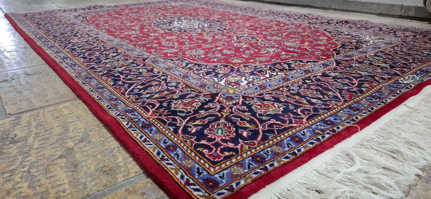 جفت قالیچه کاشان شادسر|فرش|قزوین, |دیوار