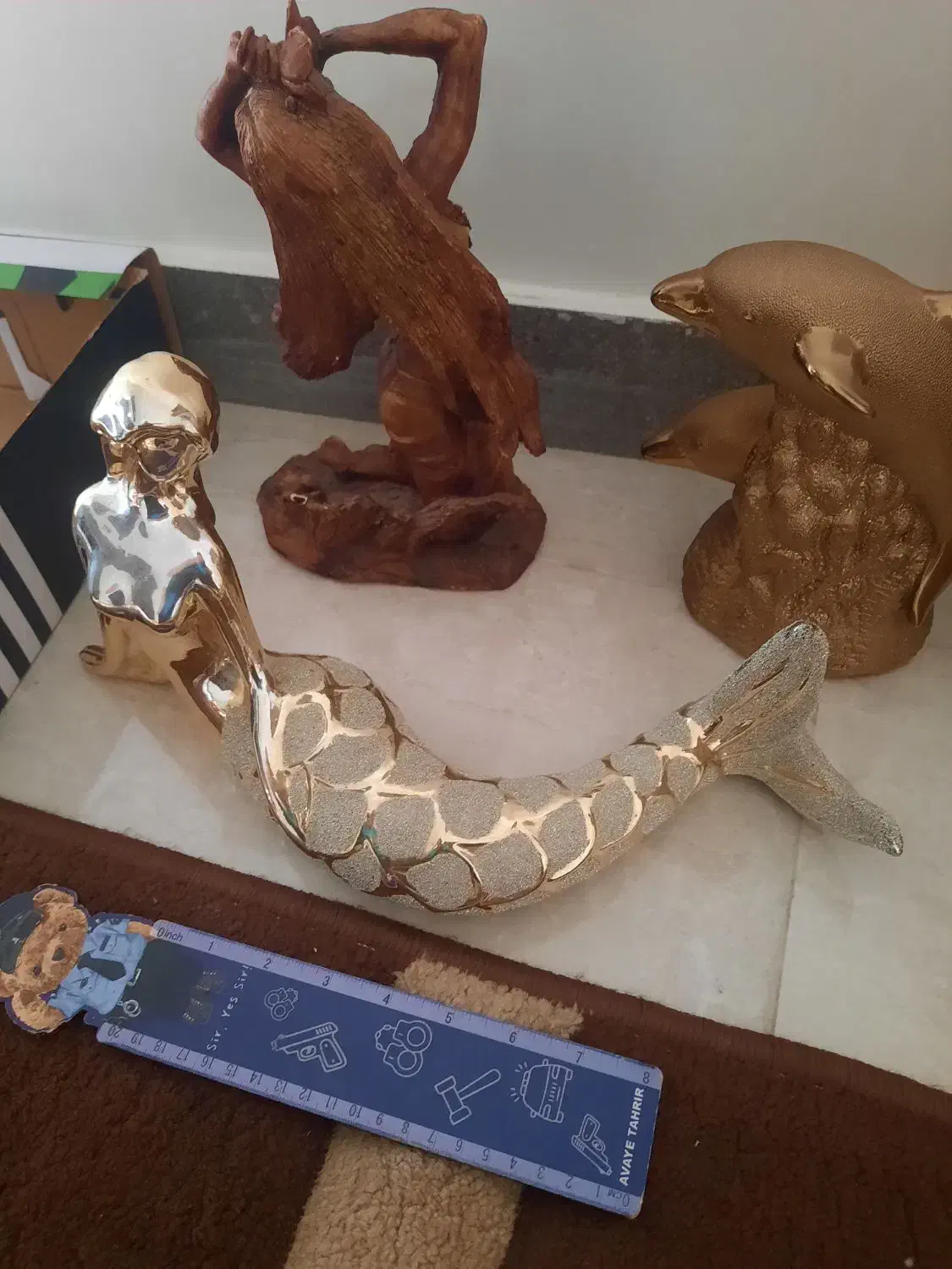 تعدادی مجسمه دکوری سالم|مجسمه، تندیس، ماکت|رشت, حسین آباد|دیوار