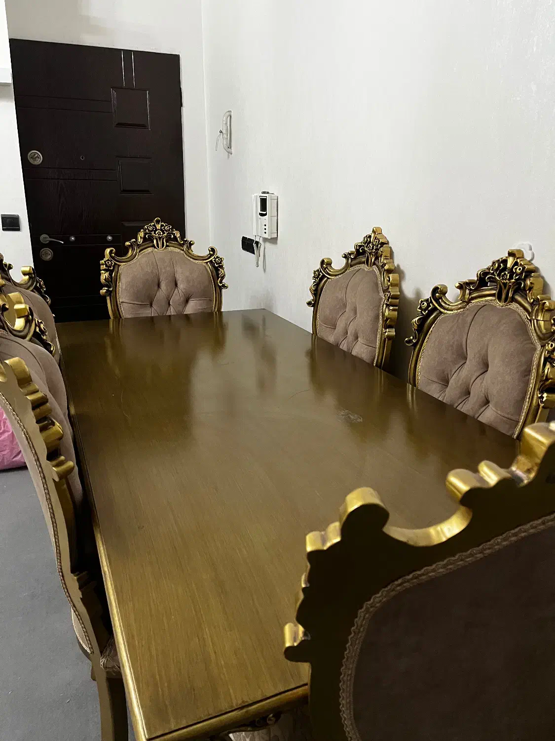 میز غذاخوری 6نفره استیل|میز و صندلی غذاخوری|گلستان (تهران), |دیوار