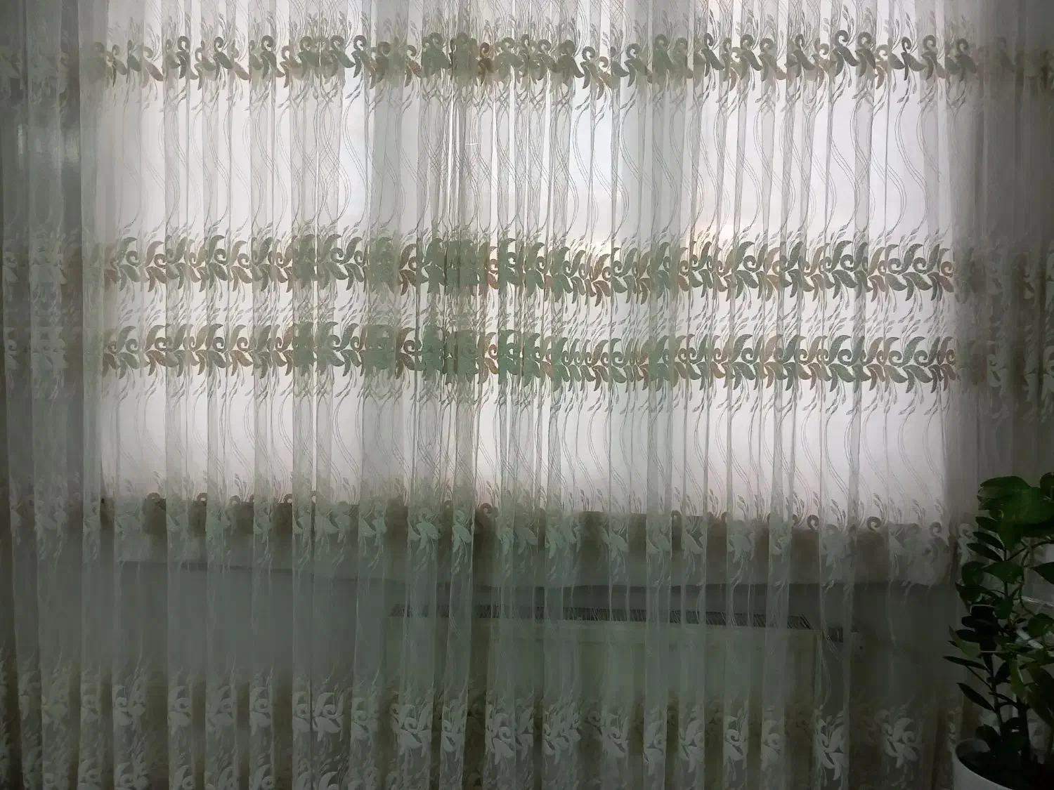 پرده حریر|پرده، رانر، رومیزی|خرمدره, |دیوار