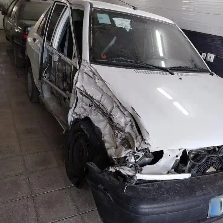 معاوضه پراید تصادفی|خودرو سواری و وانت|محمدیه-قزوین, |دیوار