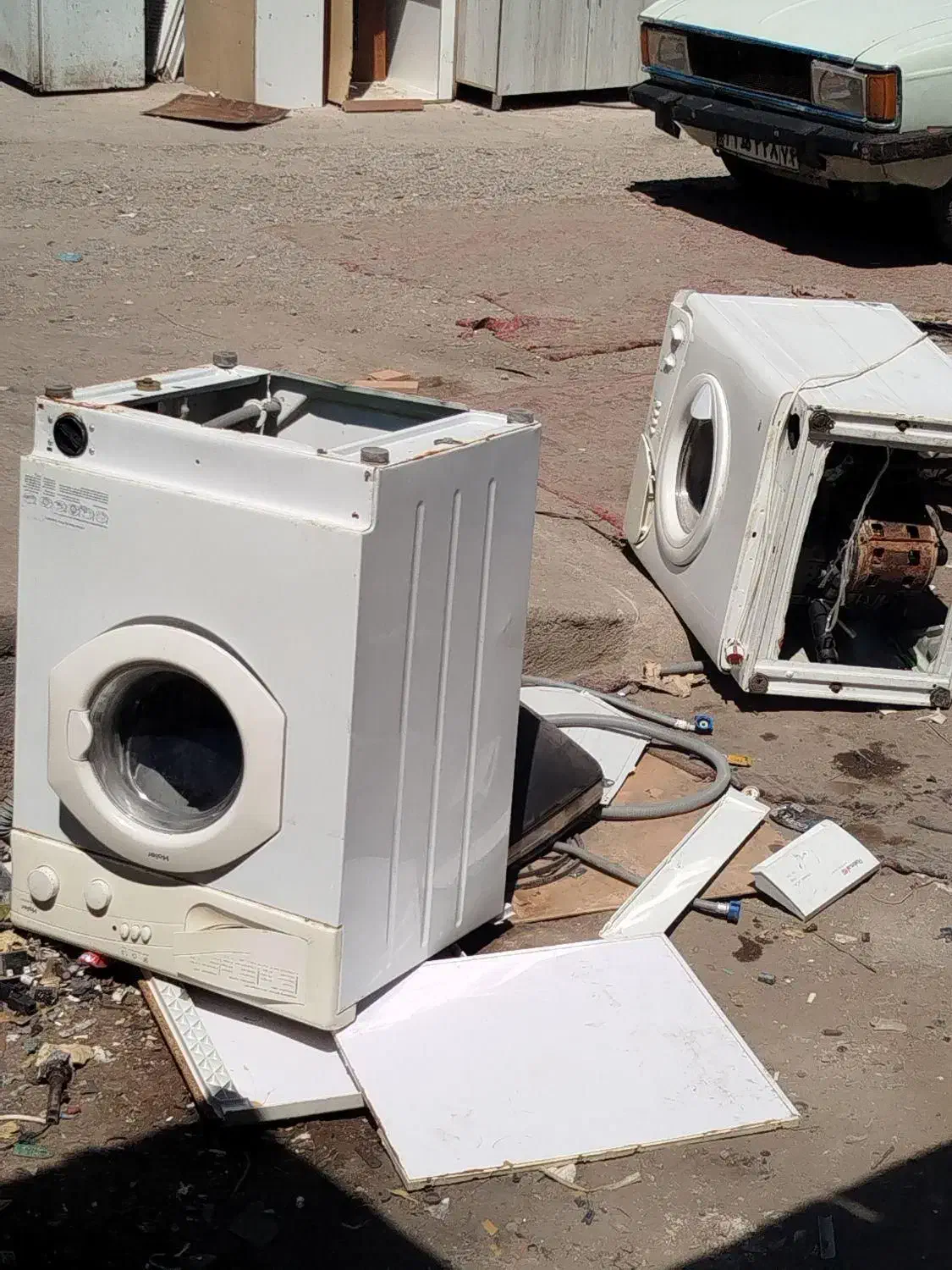 معامله ماشین لباسشویی سوخته و خراب بر می دا رم|ماشین لباسشویی و خشککن لباس|خرمآباد, |دیوار
