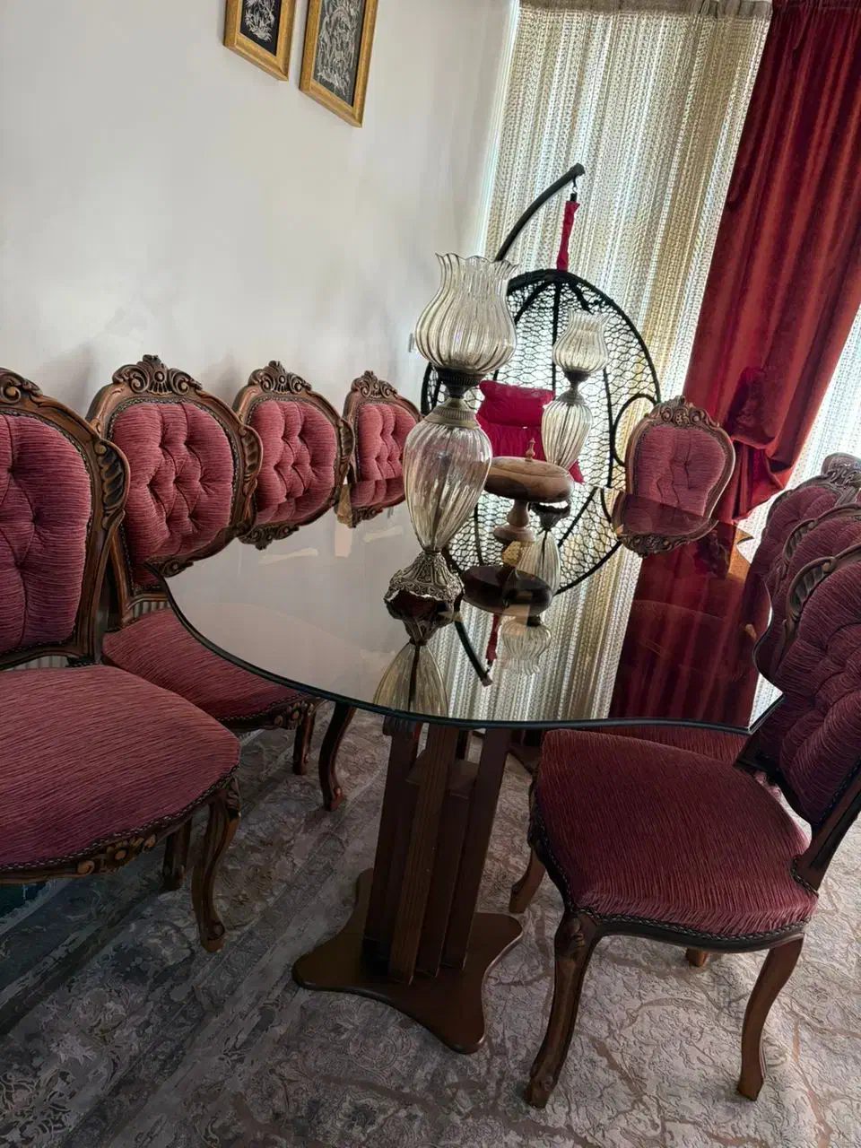 میز ناهار خوری|میز و صندلی غذاخوری|مبارکه, |دیوار