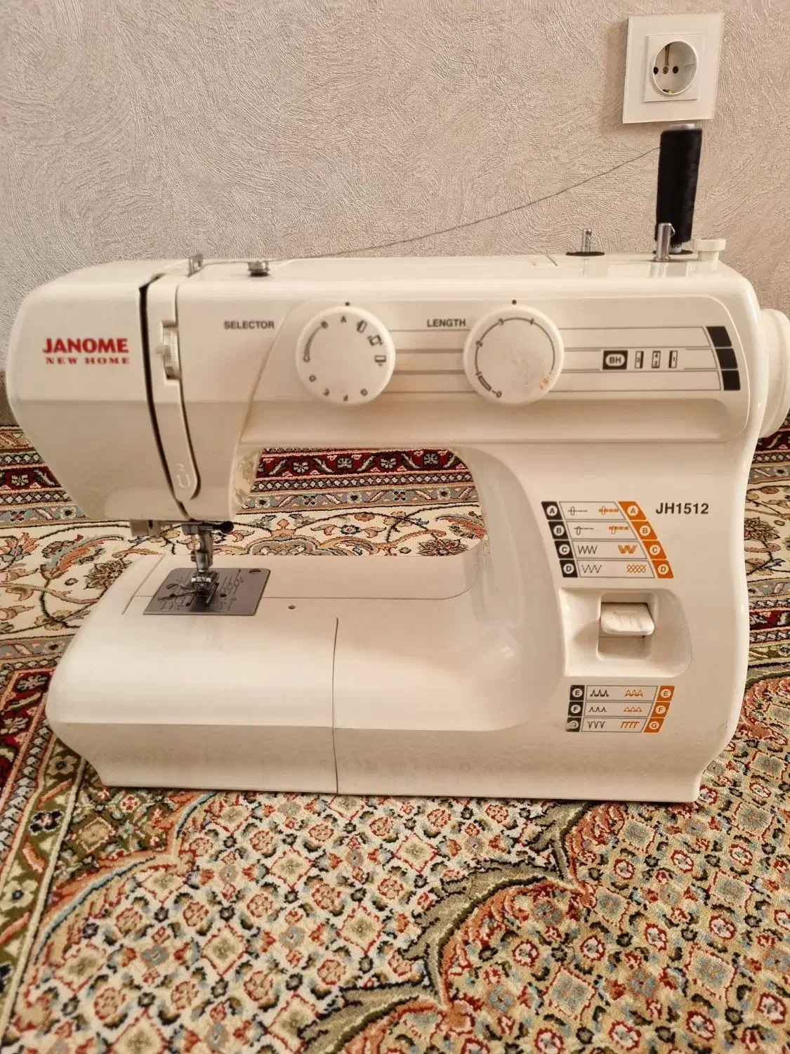 چرخ خیاطی ژانومه|چرخ خیاطی و ریسندگی|شیراز, شهرک سراج‎|دیوار