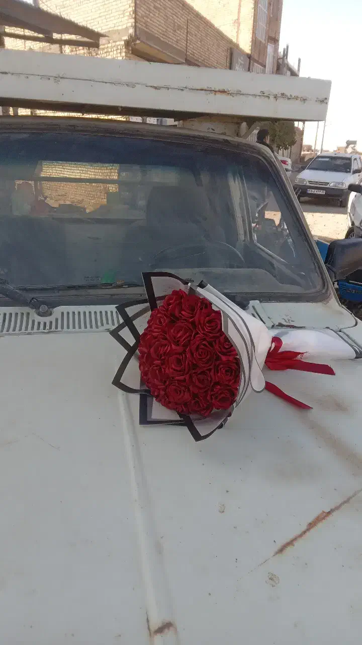 گل ربانی|گل مصنوعی|نیشابور, فضل|دیوار