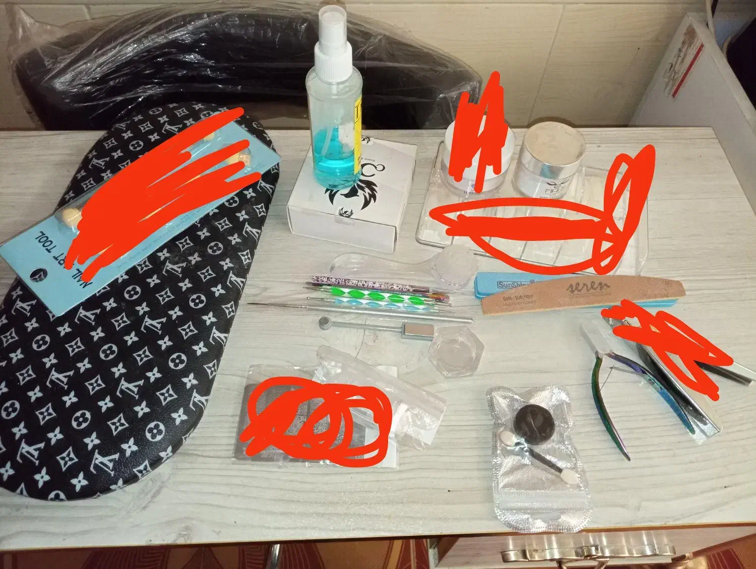 وسایل کاشت ناخن|آرایشگاه و سالن‌های زیبایی|صباشهر, |دیوار