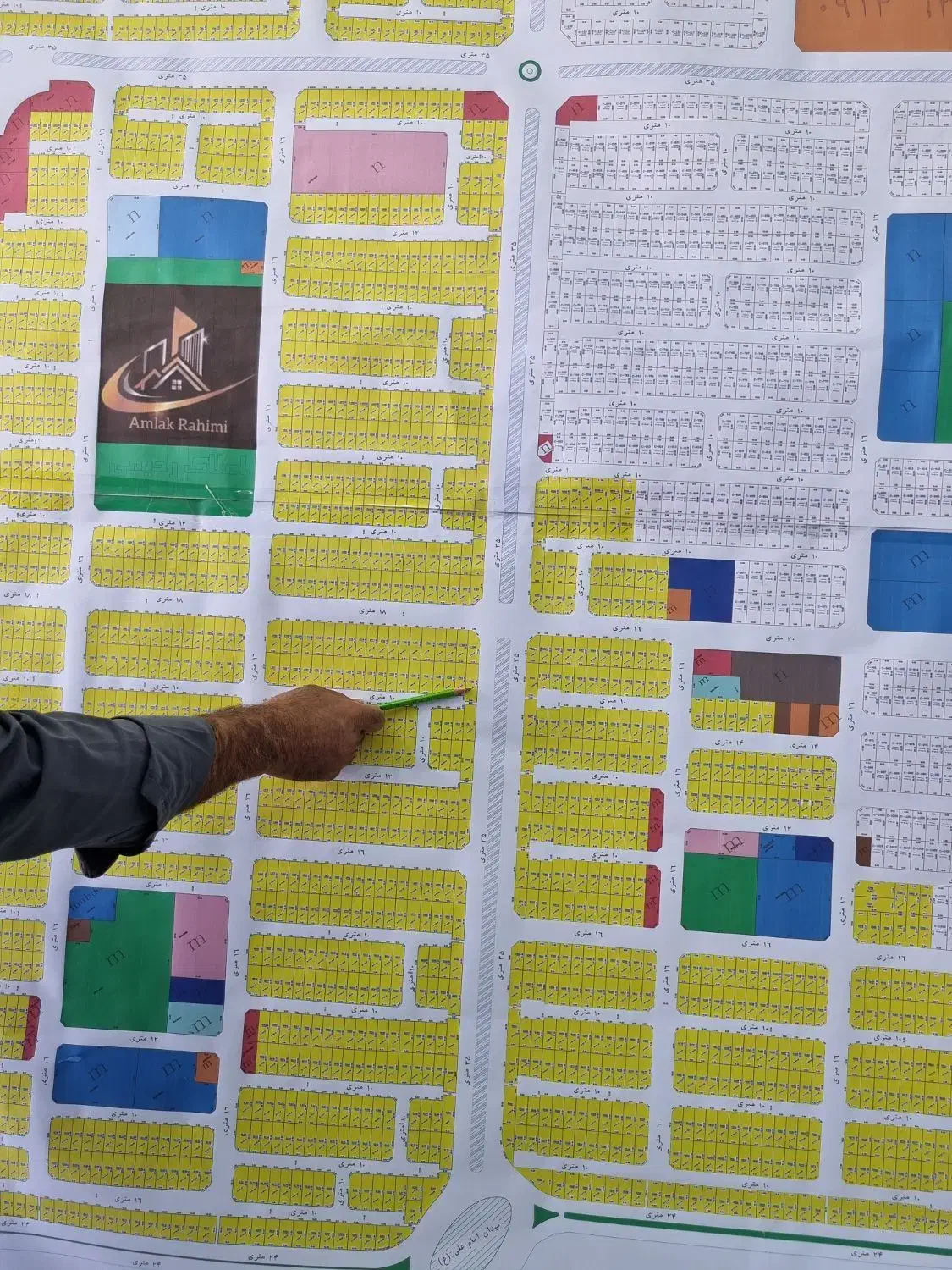 زمین شهرک امیرالمومنین ۹۲هکتار با جواز ساخت|فروش زمین و ملک کلنگی|پاکدشت, حصار امیر|دیوار