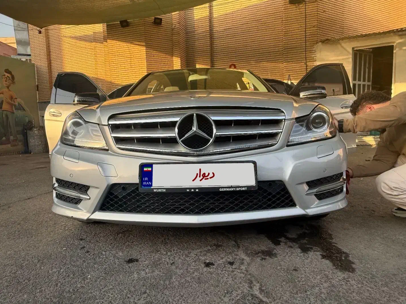 بنز c200 بدون رنگ|خودرو سواری و وانت|تهران, درختی|دیوار