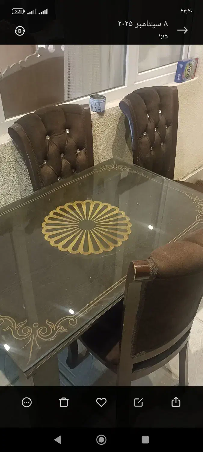 میز وصندلی غذا خوری چهار نفره|میز و صندلی غذاخوری|مشگین شهر, |دیوار