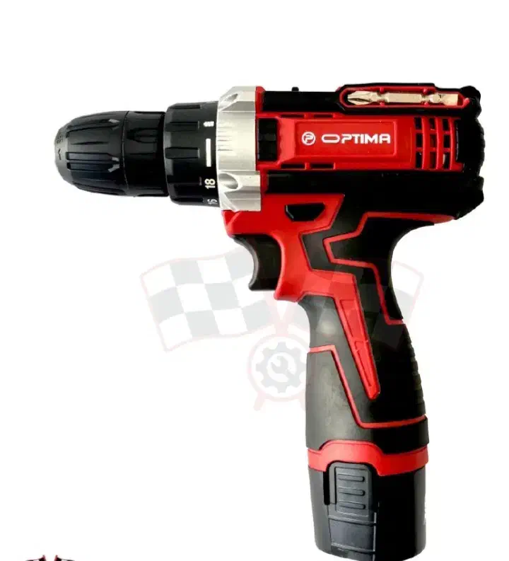 دریل شارژی اپتیما ۱۲ ولت چکشی با ۱ سال گارانتی|ابزارآلات|تهران, شادآباد|دیوار