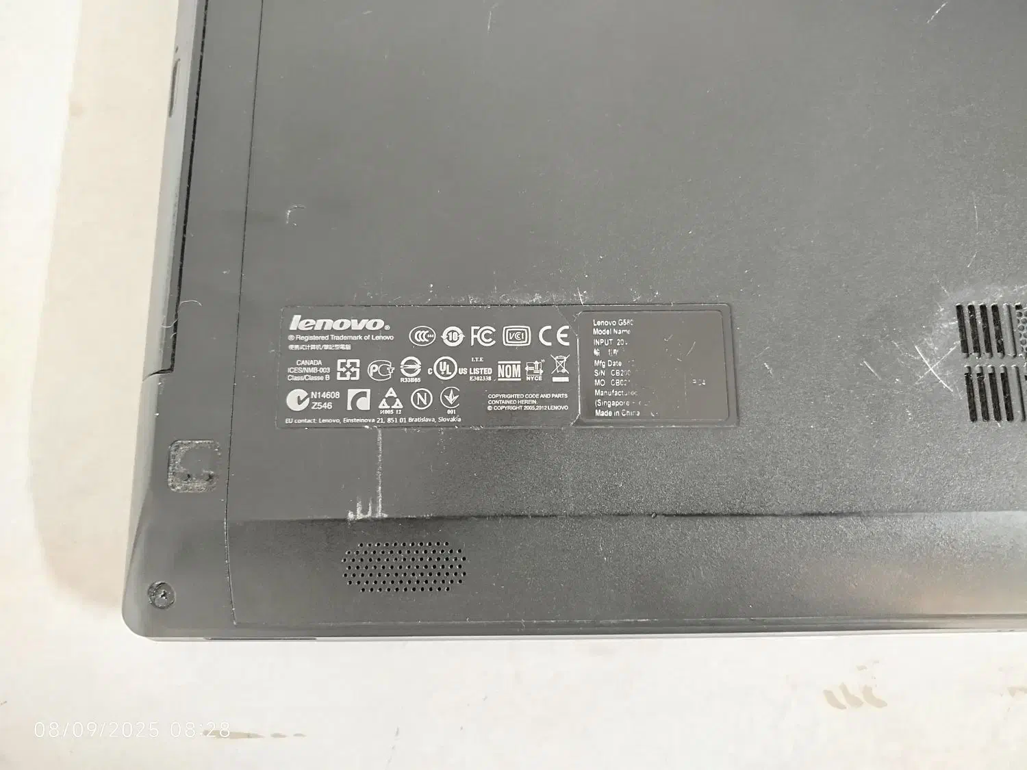لب تاب Lenovo g580|رایانه همراه|مشهد, امام رضا (ع)|دیوار