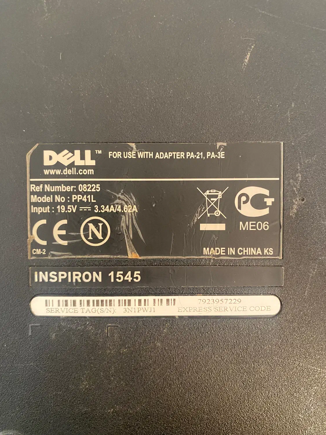 INSPIRON 1545 DELL|رایانه همراه|شیراز, شهرک برق|دیوار