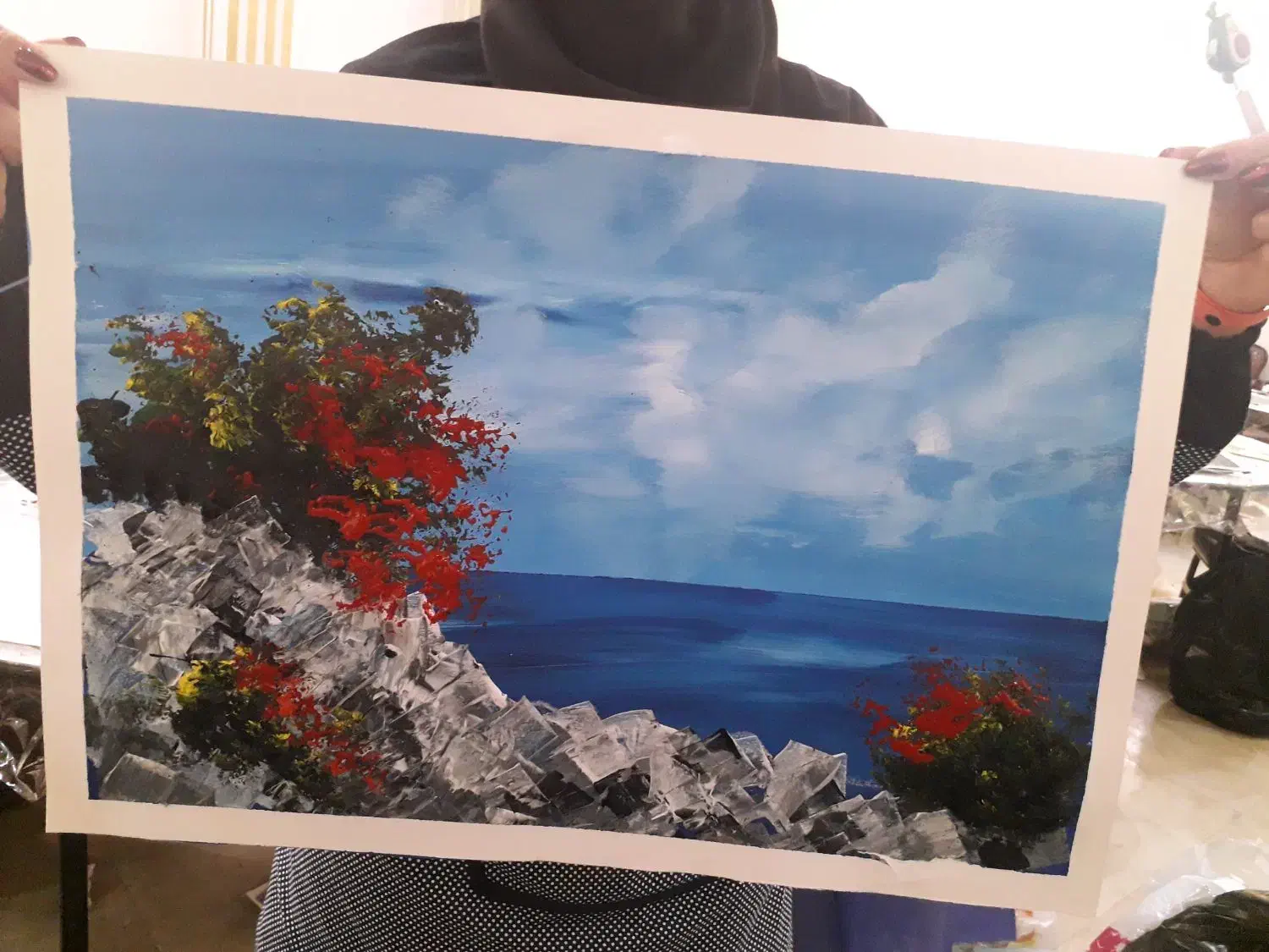 اموزش نقاشی به افراد کم توان ذهنی یا جسمی|خدمات آموزشی|بجنورد, |دیوار