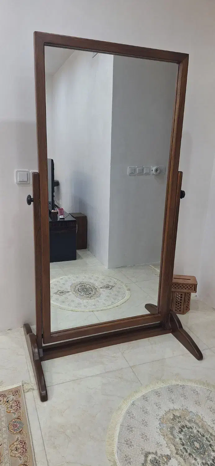 آیینه قدی چوب تمام راش|آینه|اسلامشهر, شهرک قائمیه|دیوار