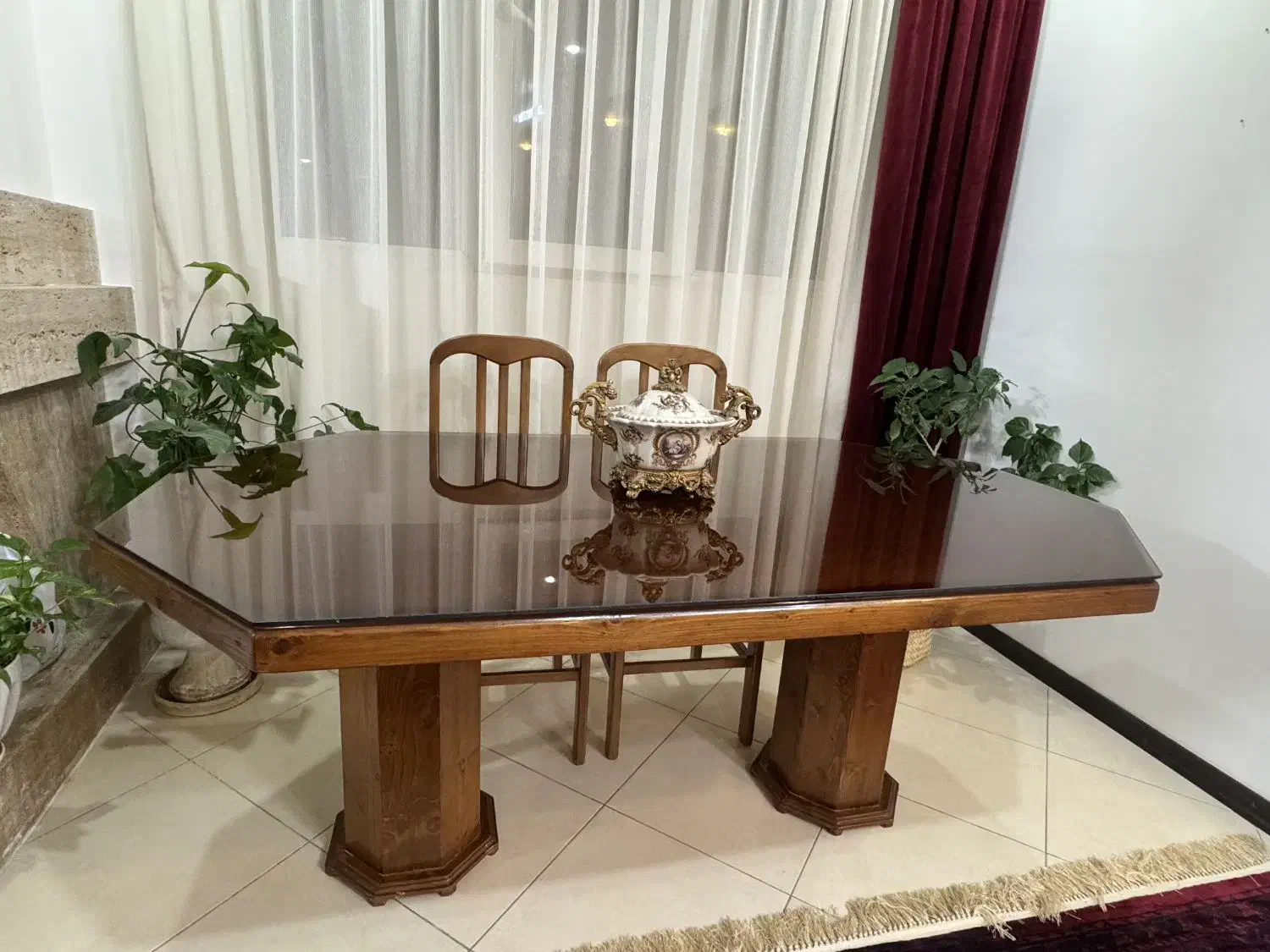 میز ناهارخوری ۶ نفره به همراه ۶ عدد صندلی رایگان|میز و صندلی غذاخوری|مشهد, شهرآرا|دیوار