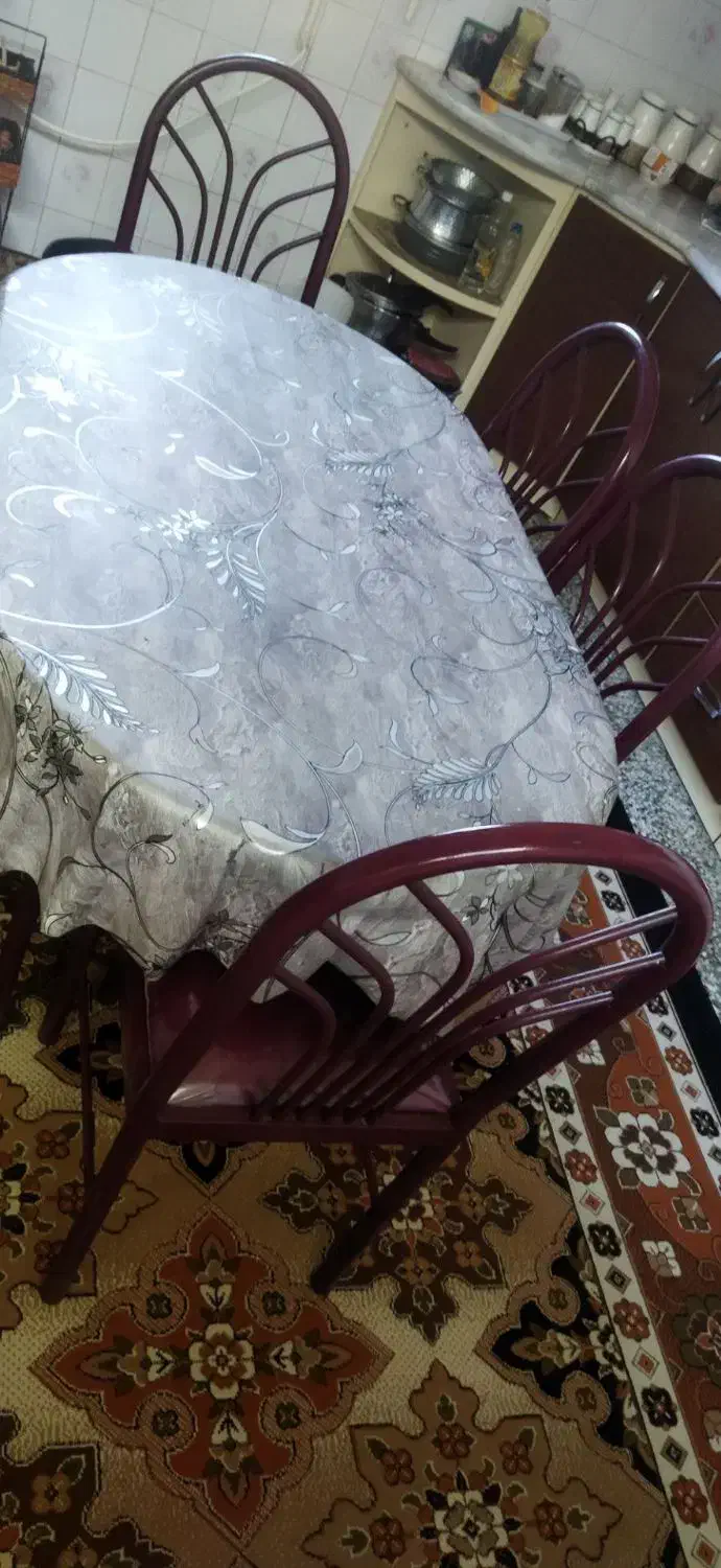 میز غذا خوری|میز و صندلی غذاخوری|بافت, |دیوار