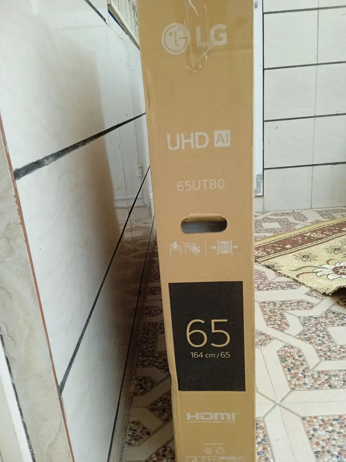 کارتن تلویزیون ال جی65|تلویزیون و پروژکتور|خرمآباد, |دیوار
