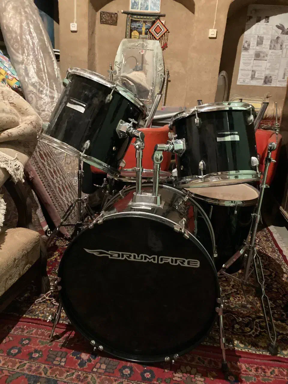 درام  درام فایر|درام و پرکاشن|اصفهان, دارک|دیوار