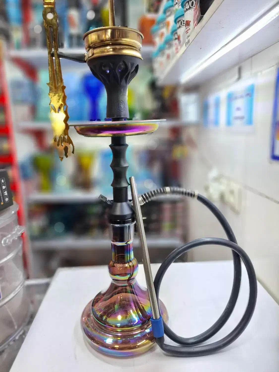 قلیان فلزی|صنایع دستی و سایر لوازم تزئینی|برخوار, |دیوار