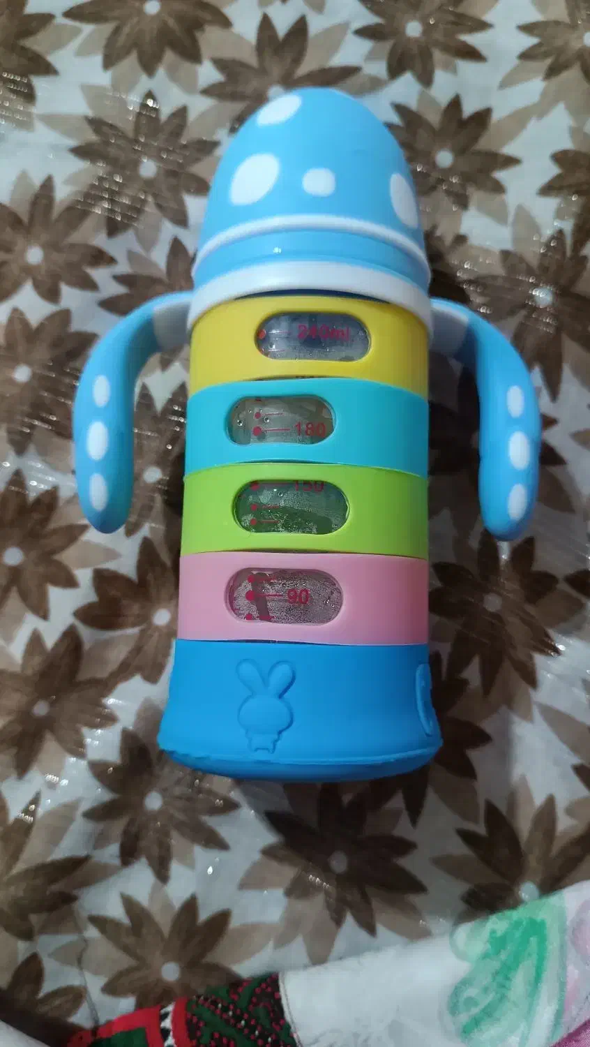 شیشه شیر  شیشه ای سایز بزرگ|اسباب و اثاث بچه|میرجاوه, |دیوار