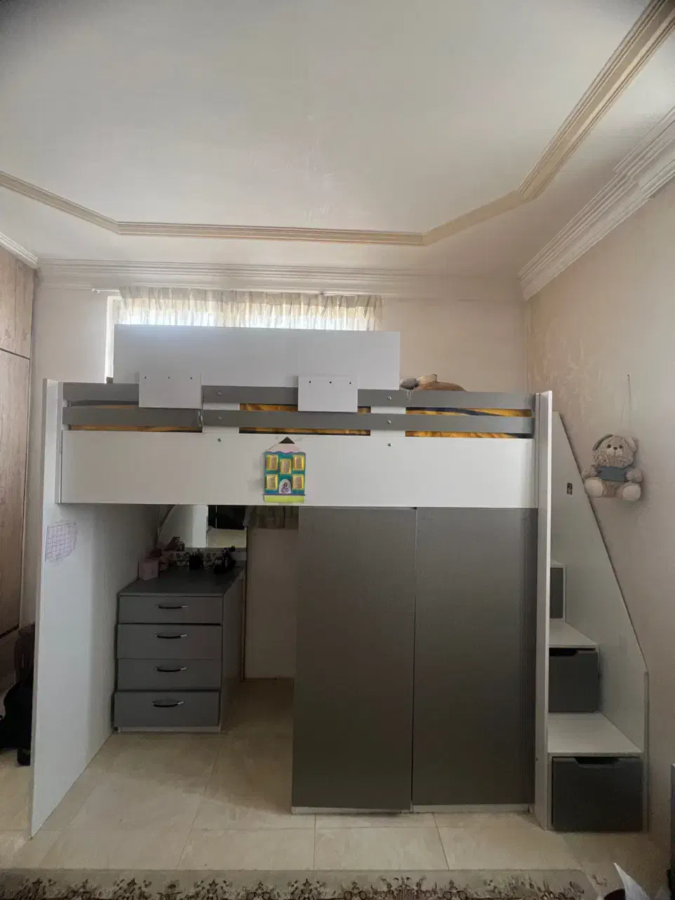 تخت دوطبقه|تخت و سرویس خواب|بیرجند, |دیوار