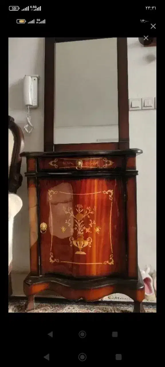 اینه کنسول|بوفه، ویترین، کنسول|مشهد, شفا|دیوار