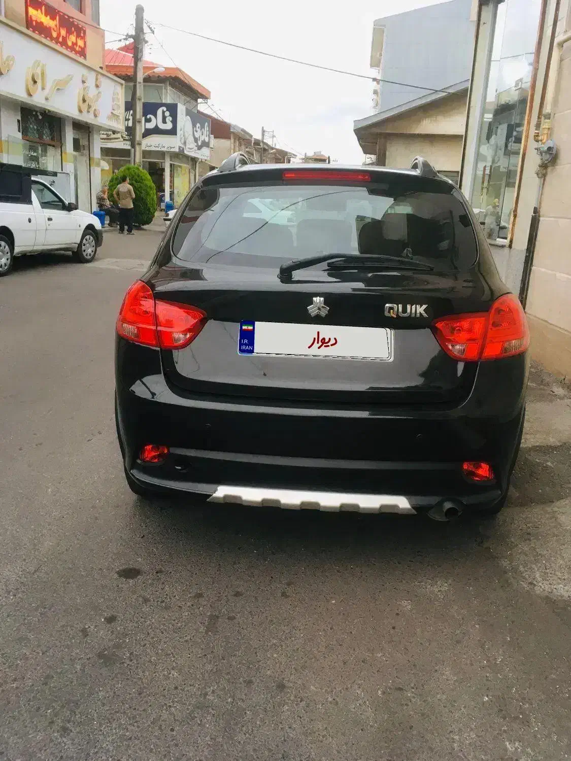 کوییک ۹۹مشکی تک رنگ|خودرو سواری و وانت|رشت, پاستوریزه|دیوار