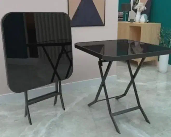 میز شیشهای 4 نفره تاشو/نگین|میز و صندلی غذاخوری|کرج, گلشهر|دیوار