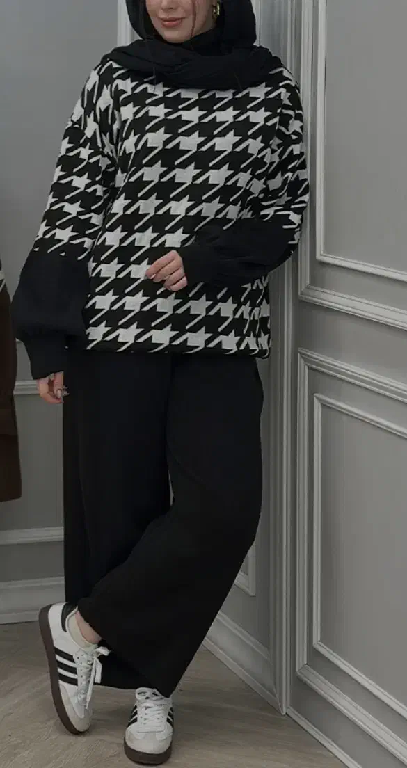 ست بافت و شلوار مشکی|لباس|اردبیل, |دیوار