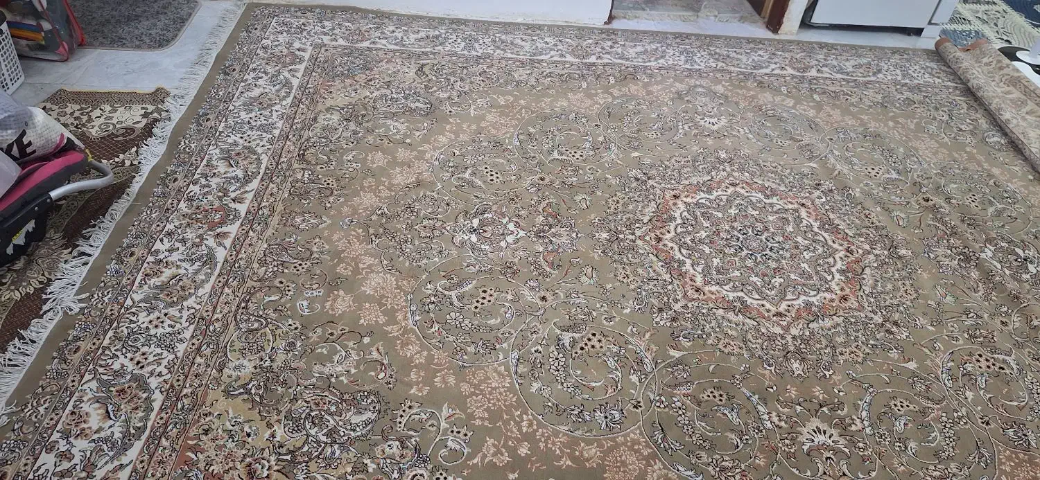 فرش ۱۲متری نگین زمرد مشهد|فرش|مشهد, گلشور|دیوار