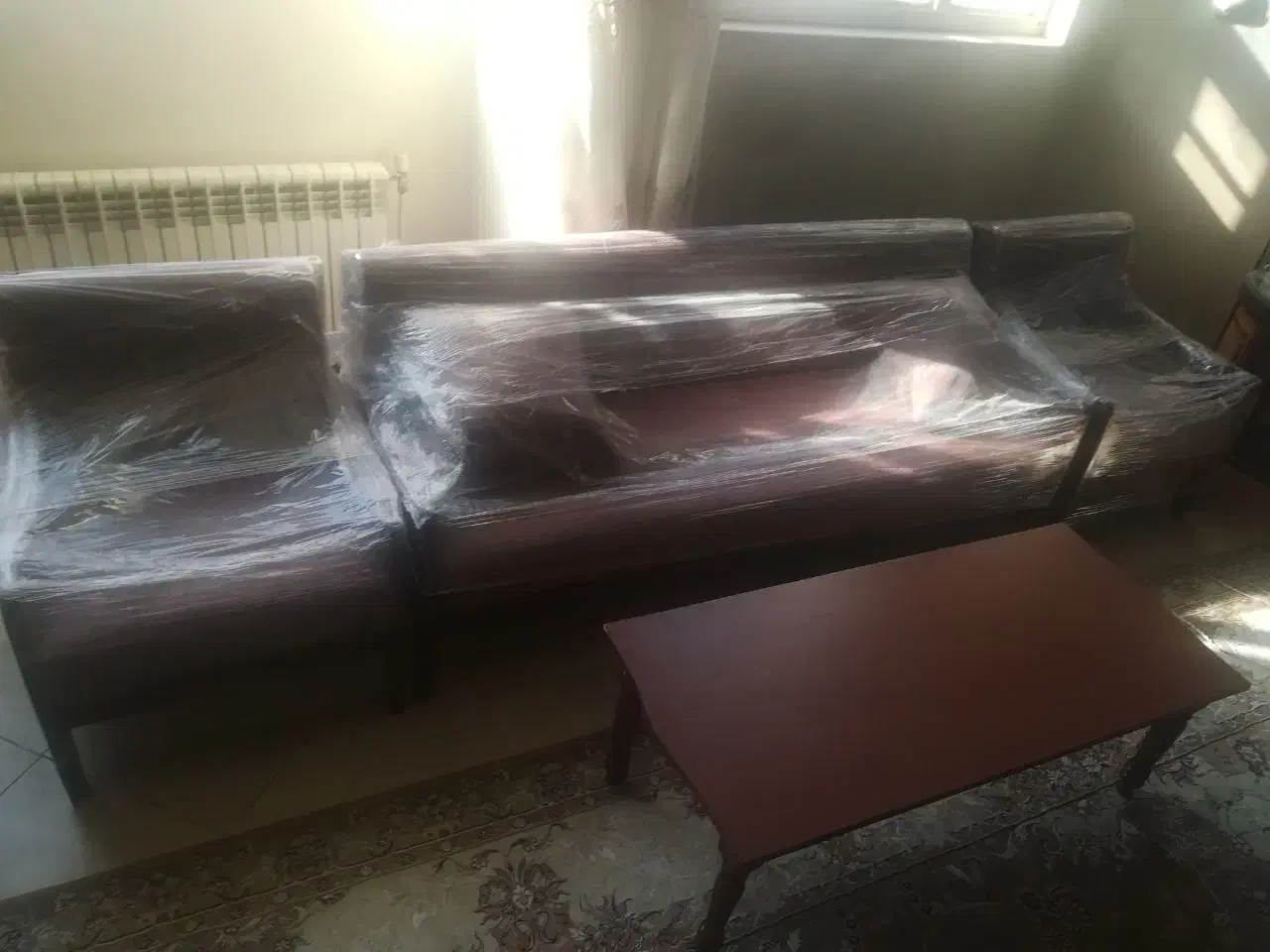 مبل هفت نفره چوب راش|مبلمان خانگی و میز عسلی|مشهد, نیروی هوایی|دیوار