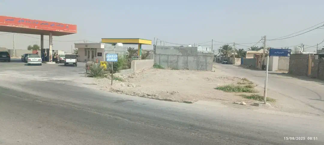 زمین تجاری دوبر چسبیده به پمپ بنزین قاسمی|فروش زمین و ملک کلنگی|کاکی, |دیوار