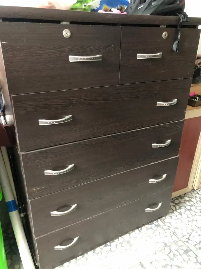 دراور ۶ کشو تمیز|جاکفشی، کمد، دراور|لنگرود, |دیوار