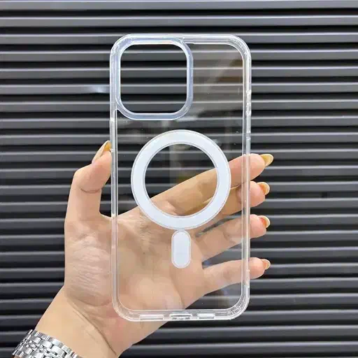 کاور آیفون 14 پرومکس شفاف مگ سیف دار|لوازم جانبی موبایل و تبلت|دورود, |دیوار