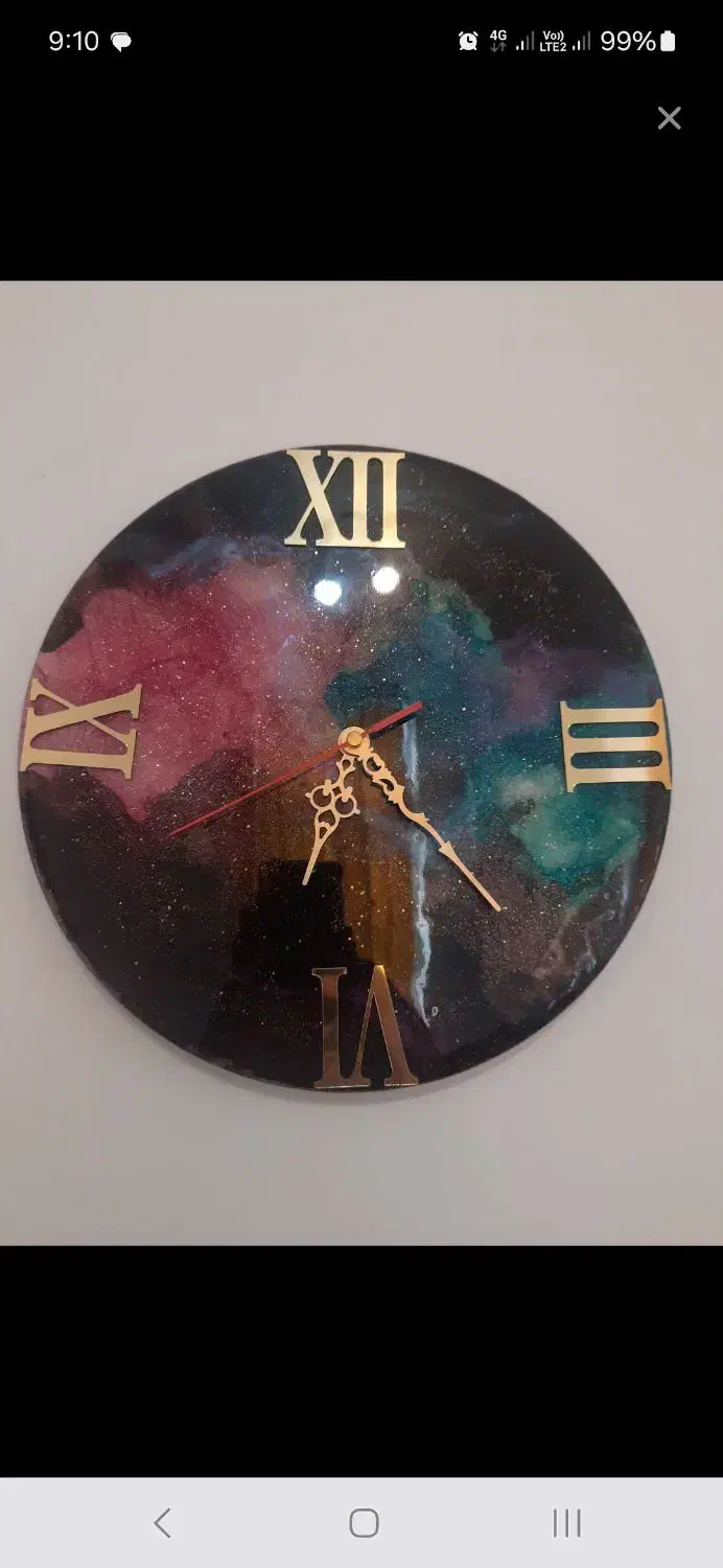 ساعت دیواری رزین|ساعت دیواری و تزئینی|بیرجند, |دیوار