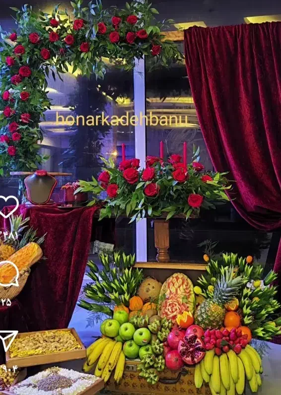 تزیین طبق بله‌برون و گل‌آرایی شیک و خا ص|خدمات پذیرایی، مراسم|ری, جوانمرد قصاب|دیوار