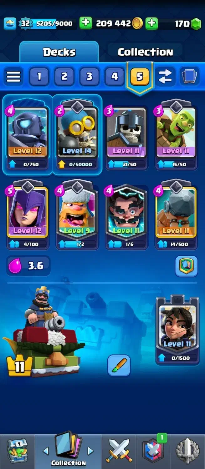 اکانت کلش رویال مهندسی شده|کنسول، بازی ویدئویی و آنلاین|مشهد, فاطمیه|دیوار