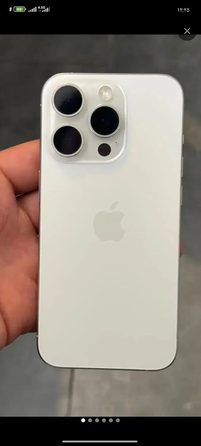 آیفون 15پرو باطری 100|موبایل|قدس, شهرک فرزان|دیوار