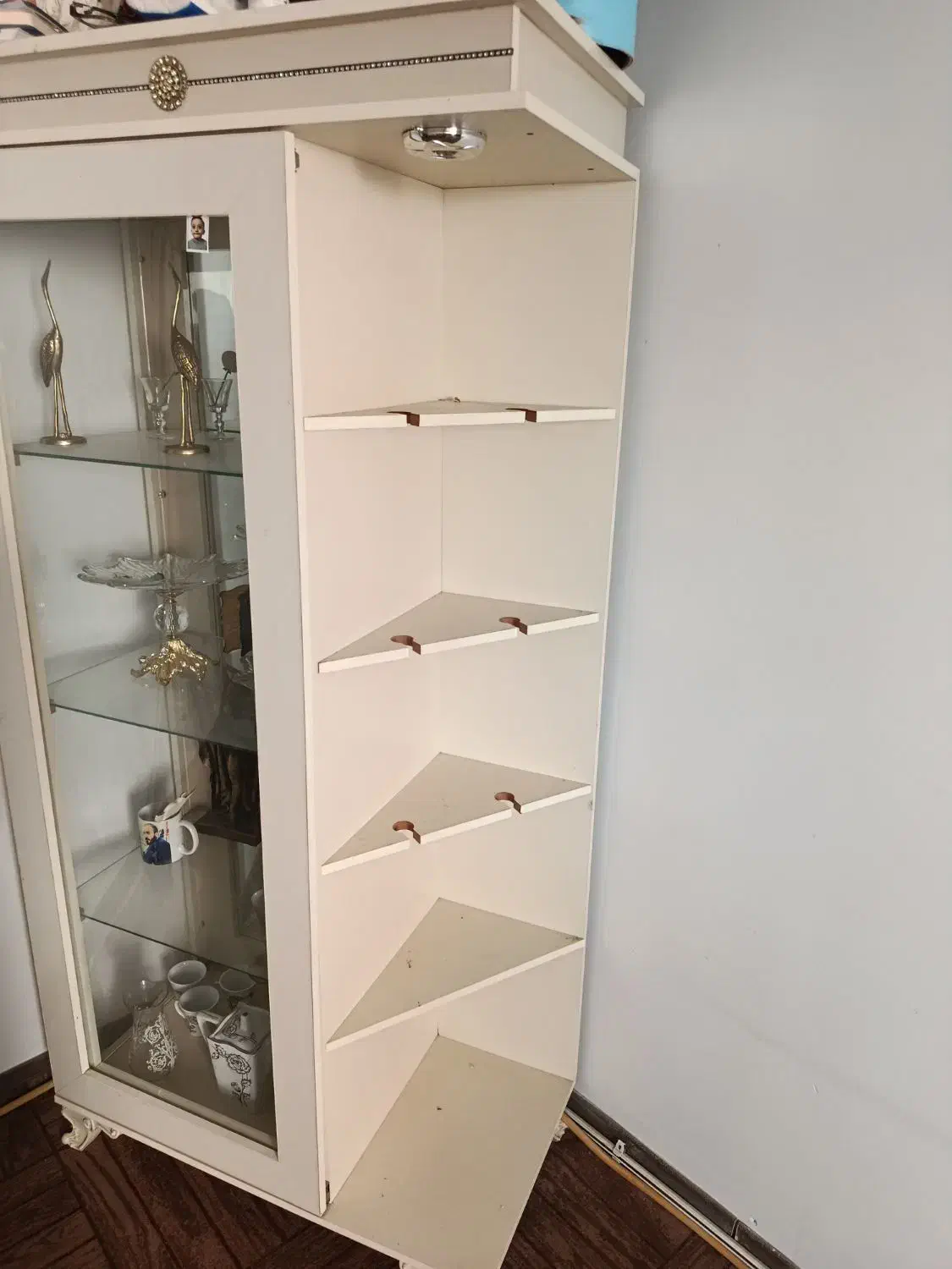 بوفه|بوفه، ویترین، کنسول|میانه, |دیوار