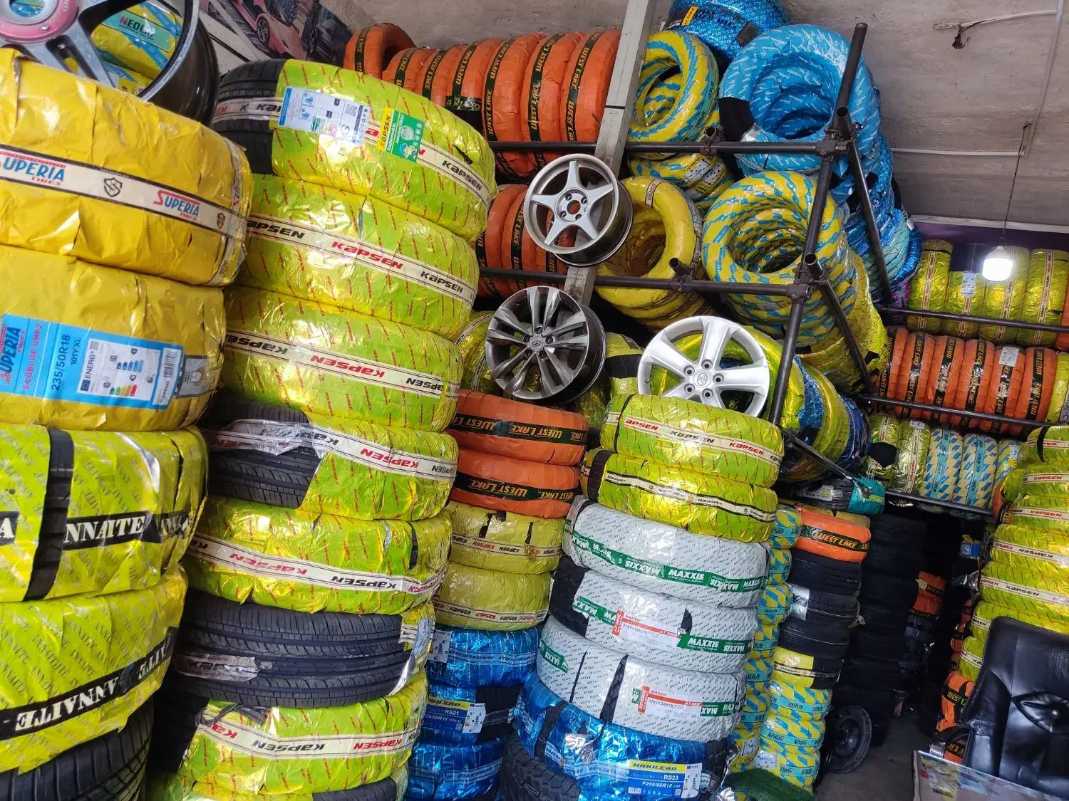 لاستیک 205 خارجی 5500و175پرایدی خارجی 3750زیر قیمت|قطعات یدکی و لوازم جانبی|شیراز, گلشن|دیوار