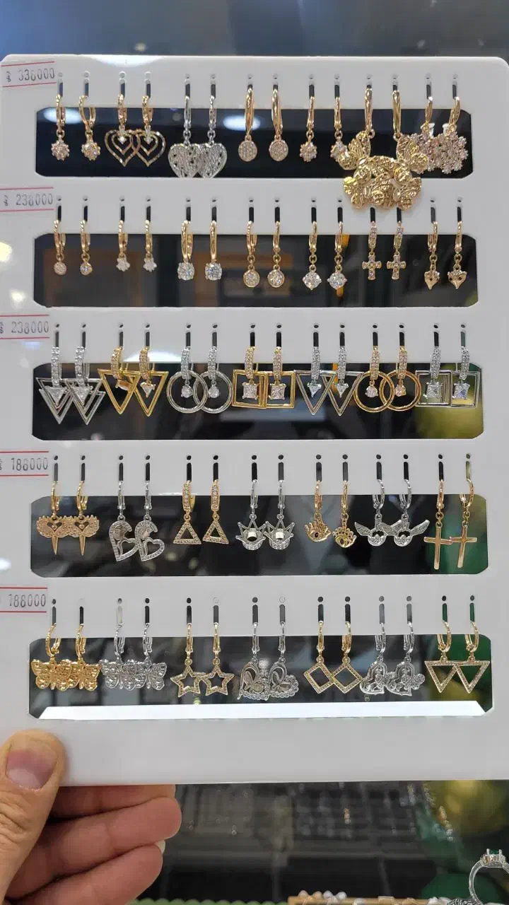 گوشواره ژوپینگ رنگ ثابت|بدلیجات|قم, صفائیه|دیوار