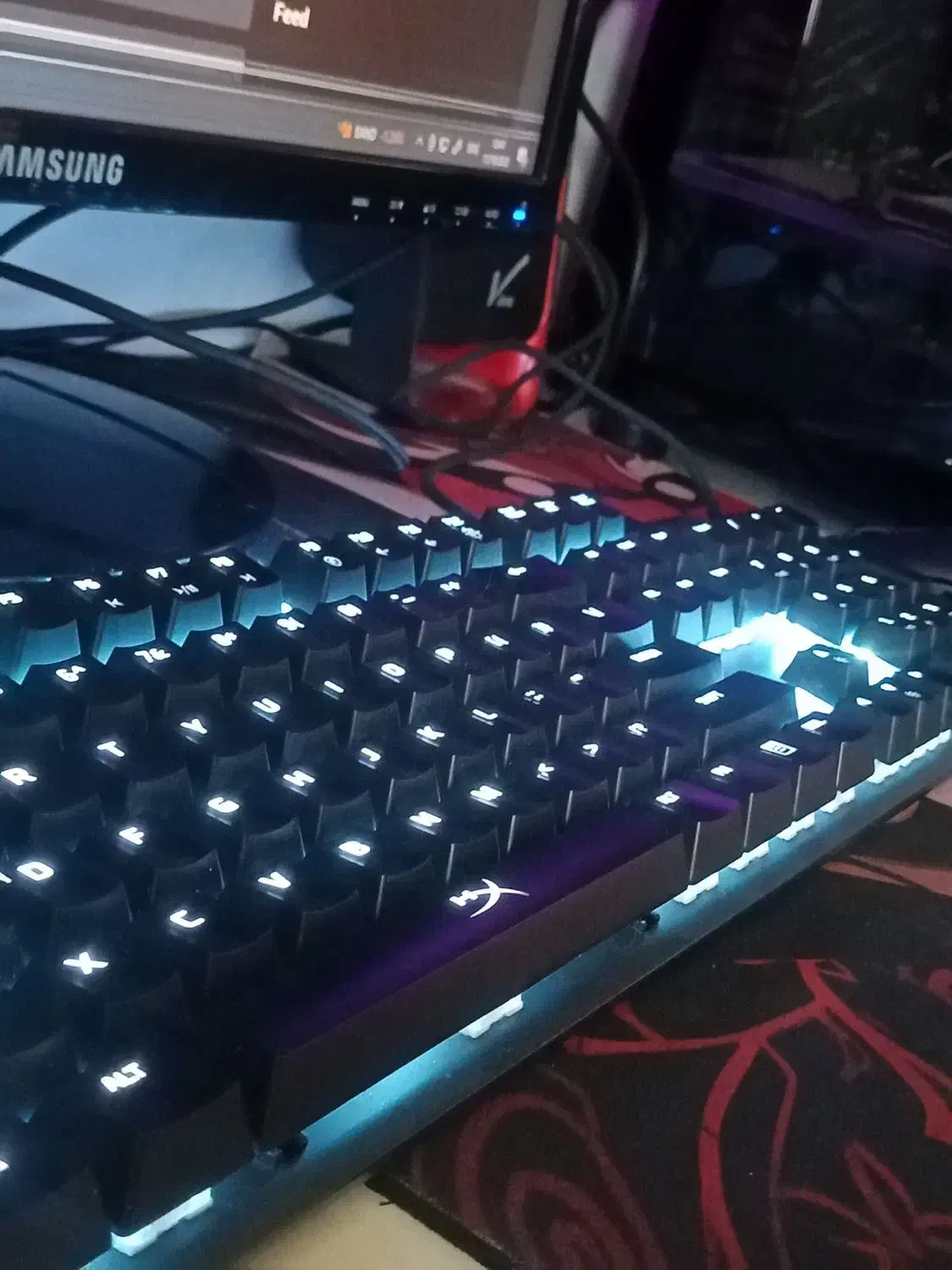 کیبورد گیمینگ مکانیکال برند HyperX|قطعات و لوازم جانبی رایانه|قدس, شهر‌قدس|دیوار