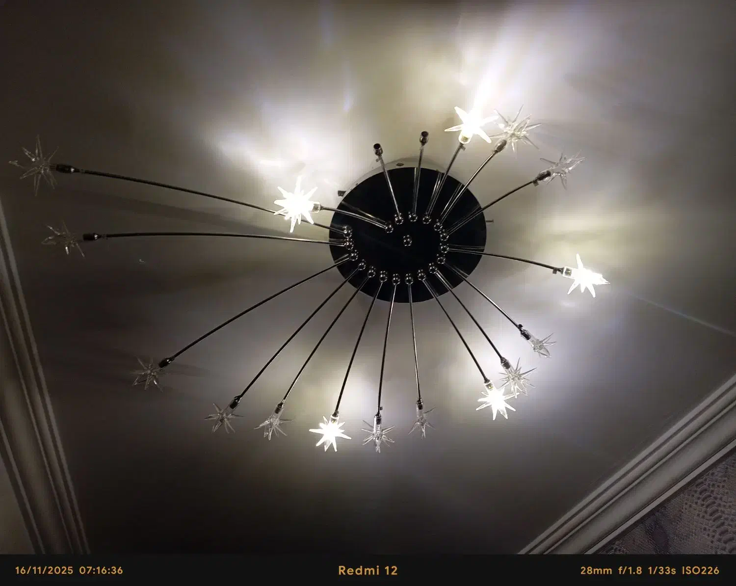 لوستری سقفی کنترل دار|لوستر و چراغ آویز|تبریز, |دیوار