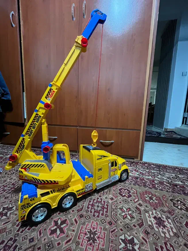 ماشین چرثقیل اسباب بازی|اسباببازی بچه|تالش, هشتپر|دیوار