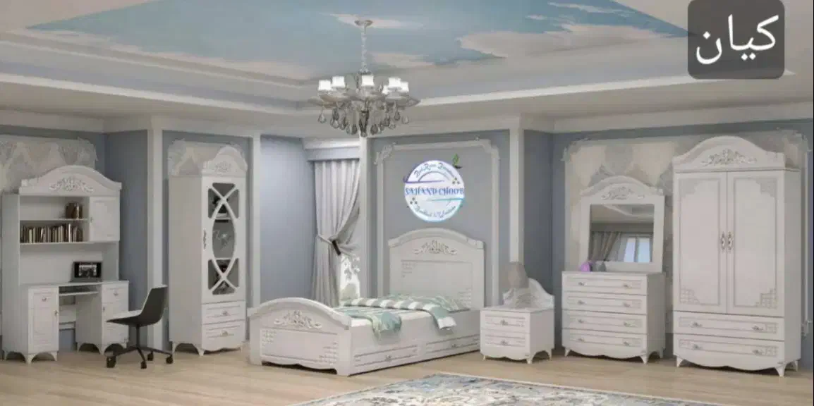 سرویس تخت خواب جوان (بخر آسون ، بخواب آروم)|تخت و سرویس خواب|یزد, |دیوار