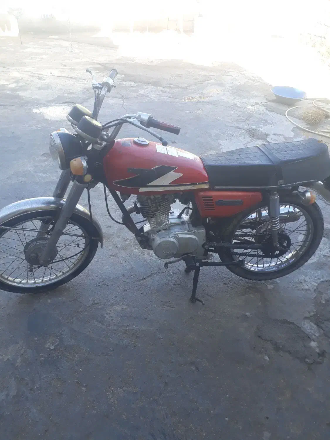 موتور سی جی ۱۲۵مزایده تمیز|موتورسیکلت|آبدانان, |دیوار