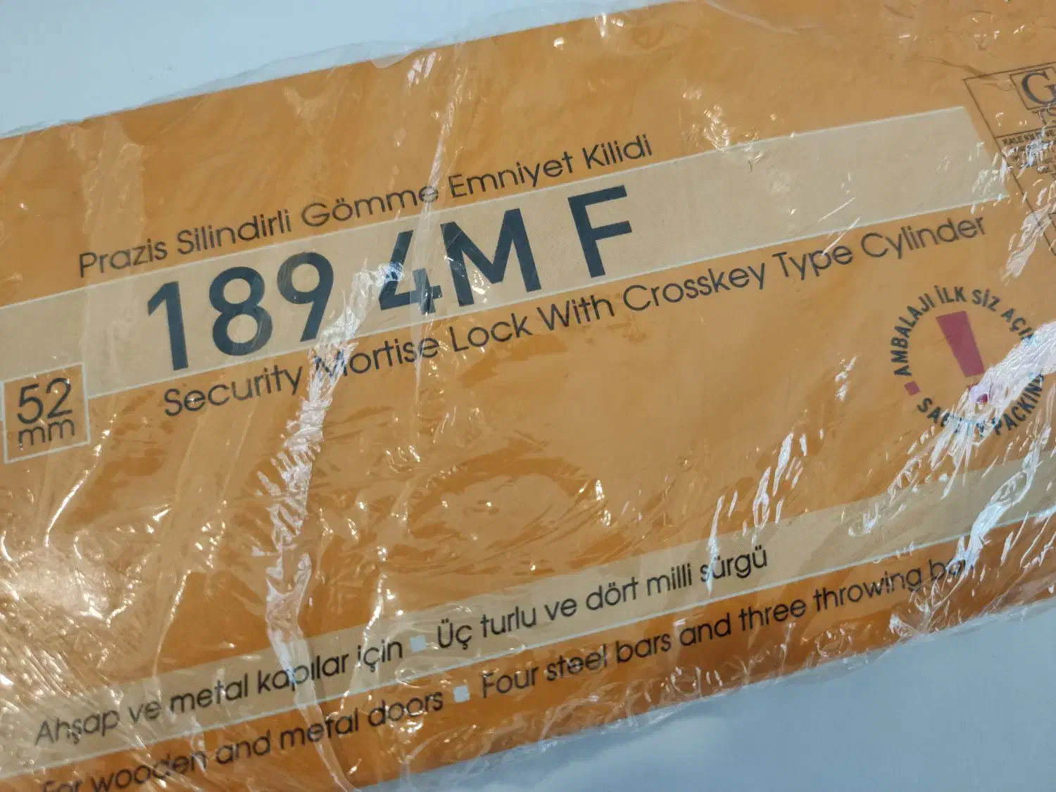 قفل چهار لول کالی مدل 189-4MF آکبند اصل|مصالح و تجهیزات ساختمان|محمدشهر, شهرک پیام (مهرالبرز)|دیوار