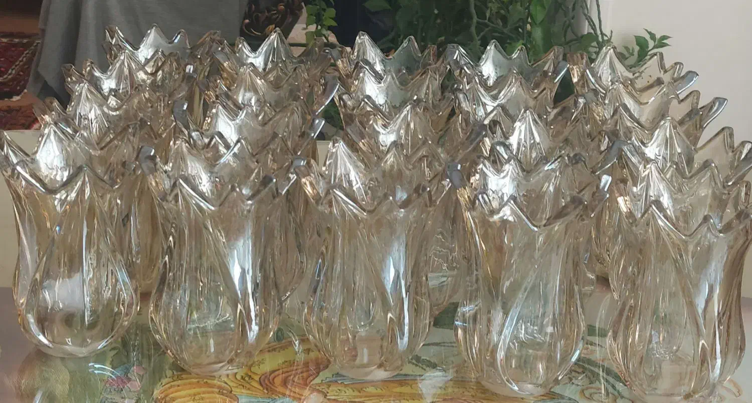 لاله لوستر شامپاینی|لوستر و چراغ آویز|تبریز, |دیوار